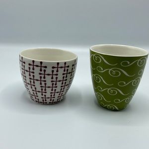 Starbucks 2010 nesting tea cups